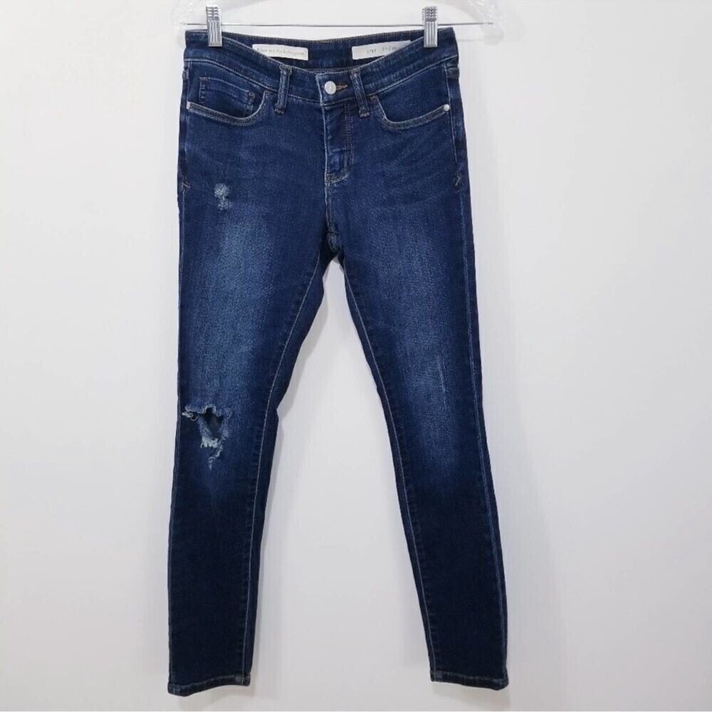 Pilcro & the Letterpress Anthropologie Stet Destroyed Knee Jeans Size 26